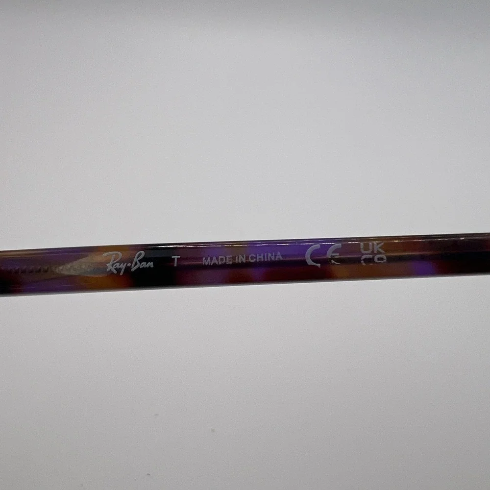 Ray Ban Eyeglasses Frame RB 5397 ELLIOT 8175 Purple Burgundy Tortoise 48-19-140